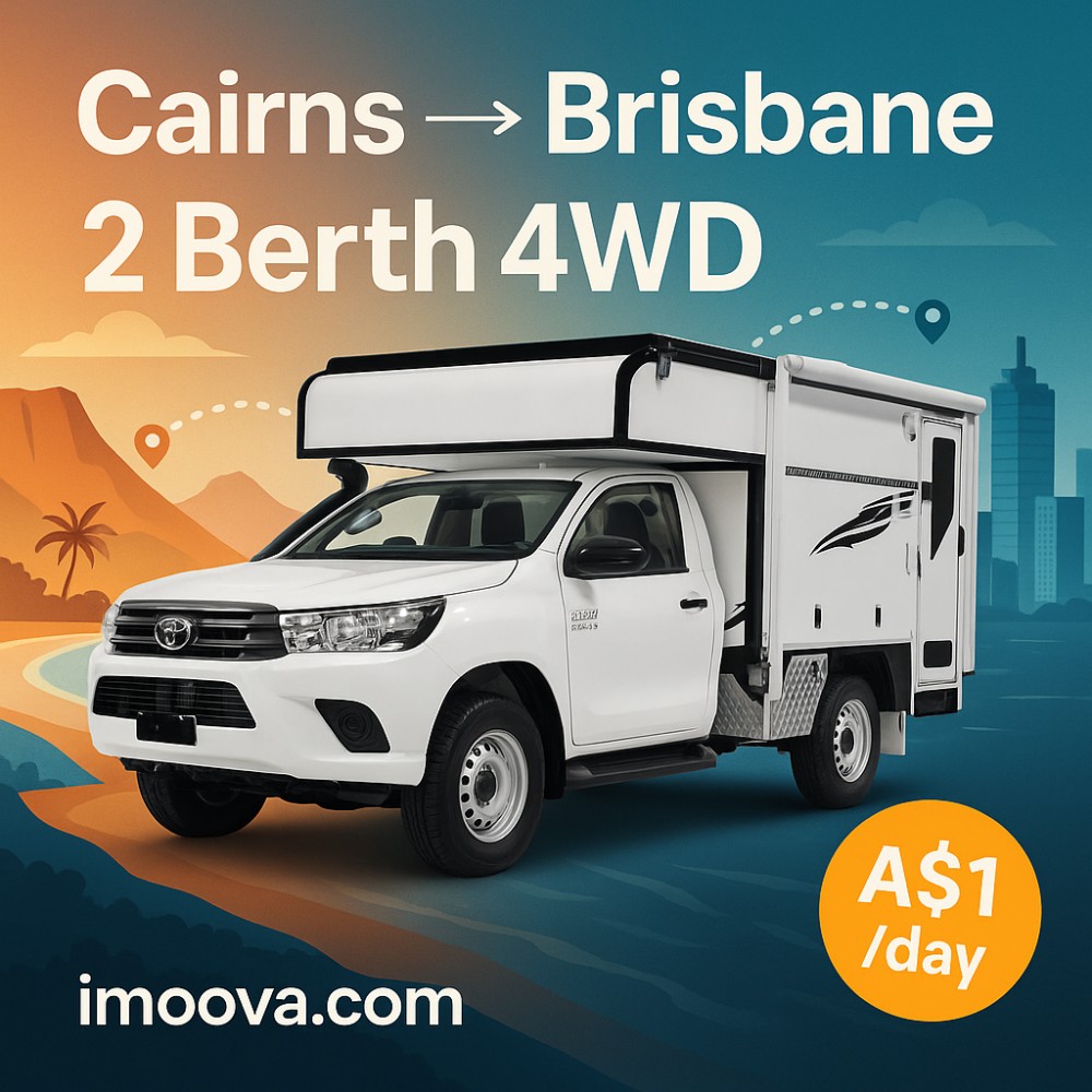 2 Berth 4WD available for relocation from Cairns to Brisbane