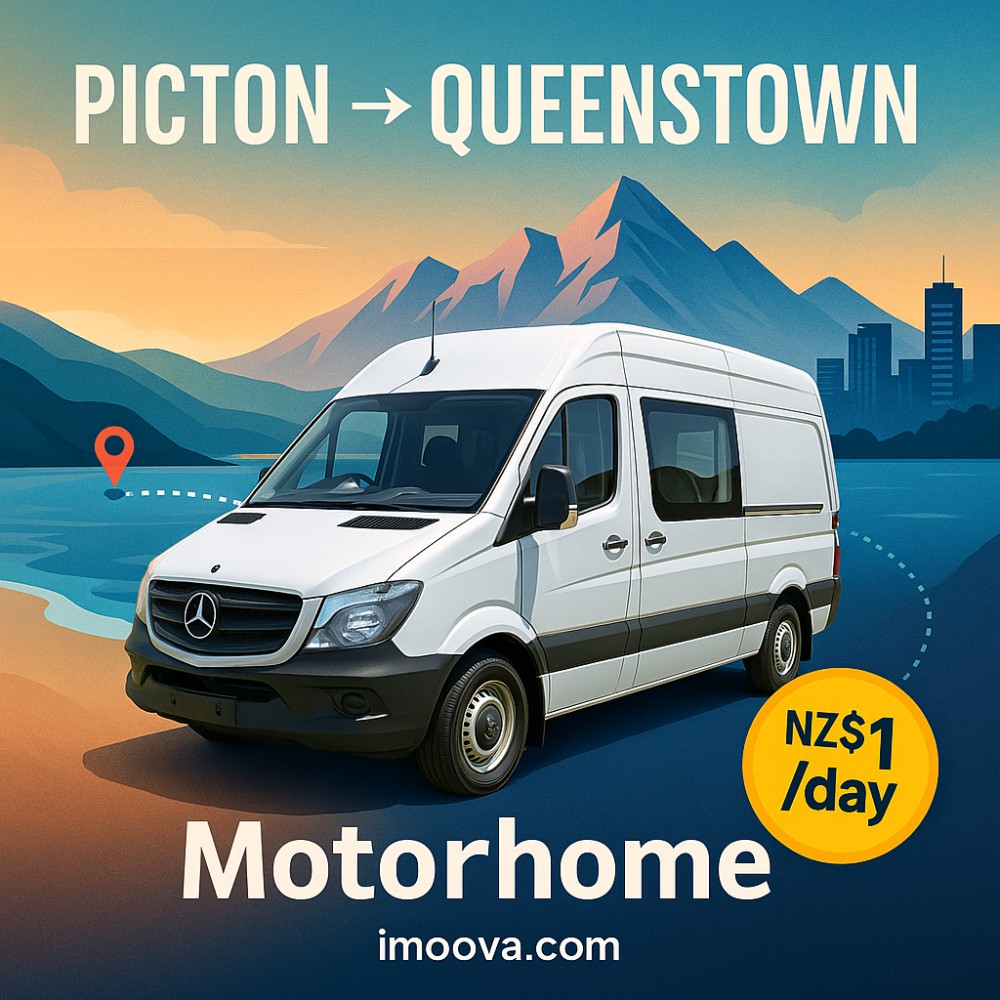 Motorhome available for relocation from Picton to Queenstown