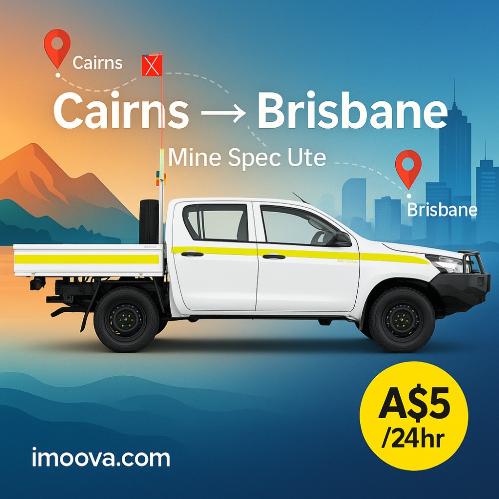 Mine Spec Ute available for relocation from Cairns to Brisbane