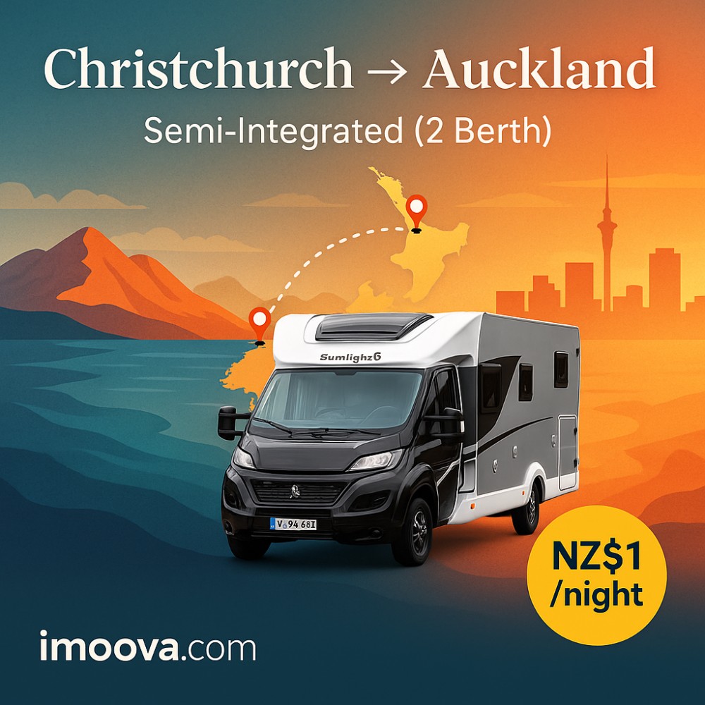 Semi-Integrated (2 Berth) available for relocation from Christchurch to Auckland