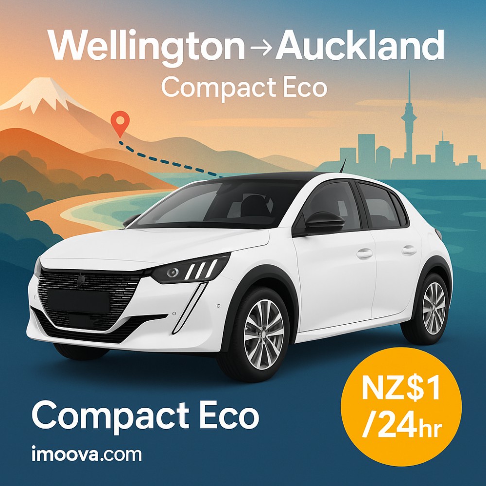 Wellington to Auckland