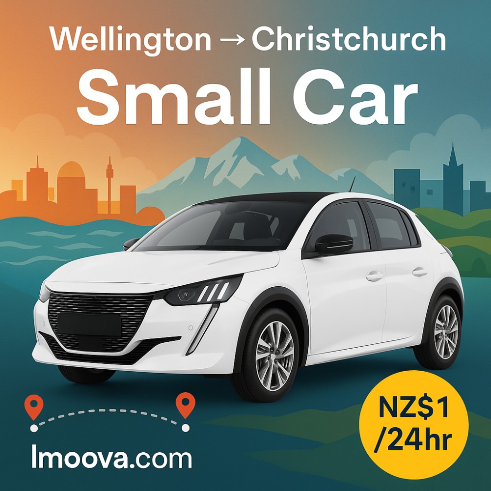 Small Car available for relocation from Wellington to Christchurch