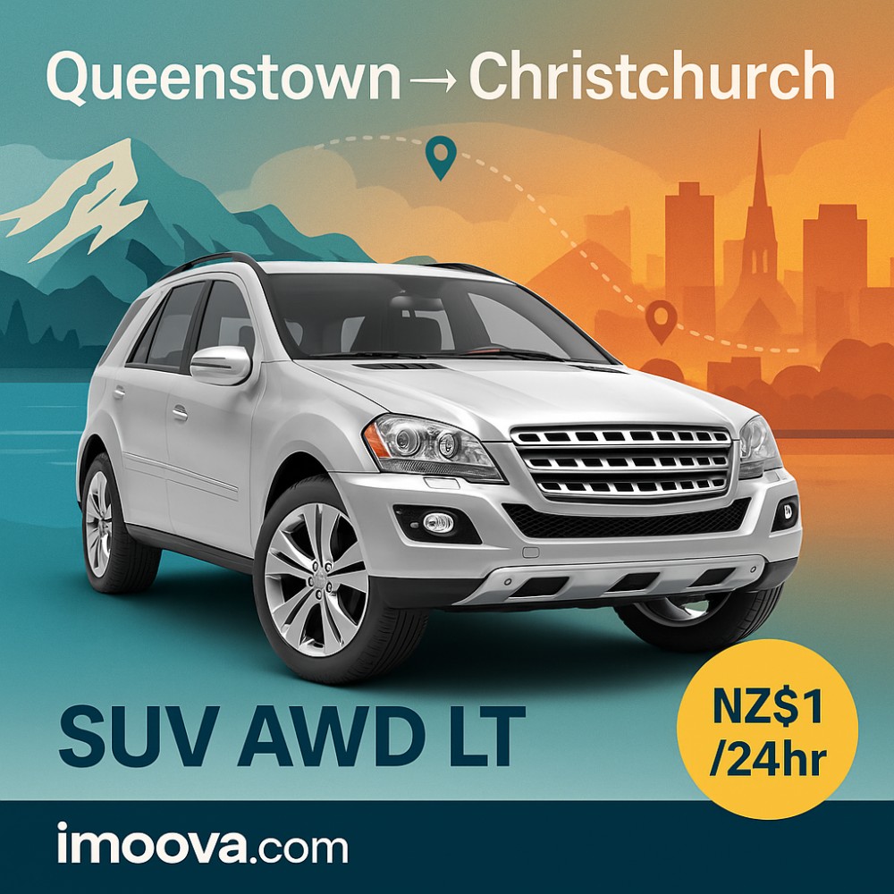 SUV AWD LT available for relocation from Queenstown to Christchurch