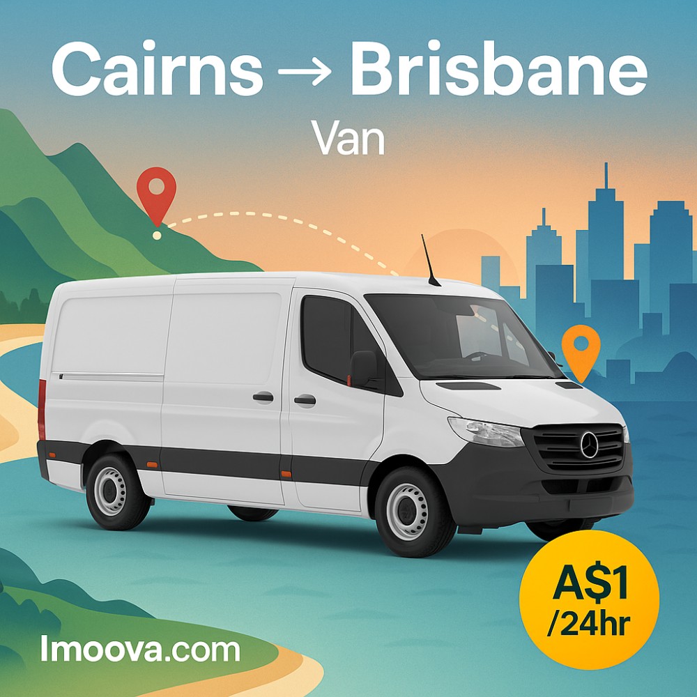 Van available for relocation from Cairns to Brisbane