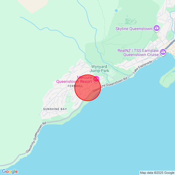 map of delivery location