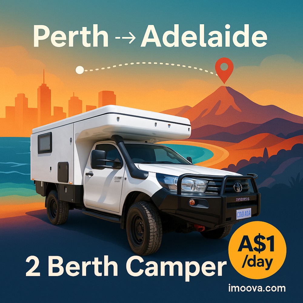 2 Berth Camper available for relocation from Perth to Adelaide