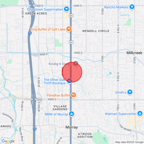 map of departure location