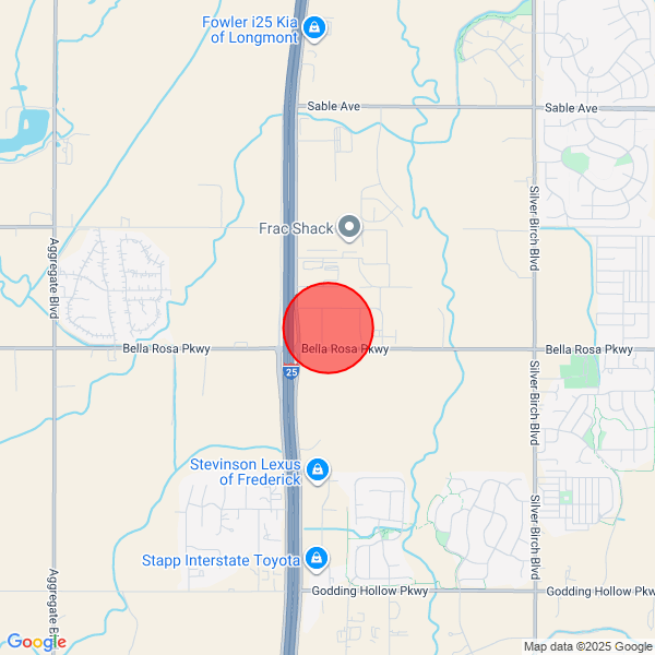 map of departure location