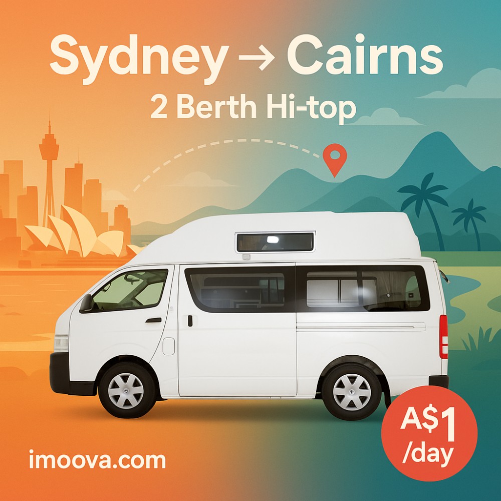 2 Berth Hi-top available for relocation from Sydney to Cairns