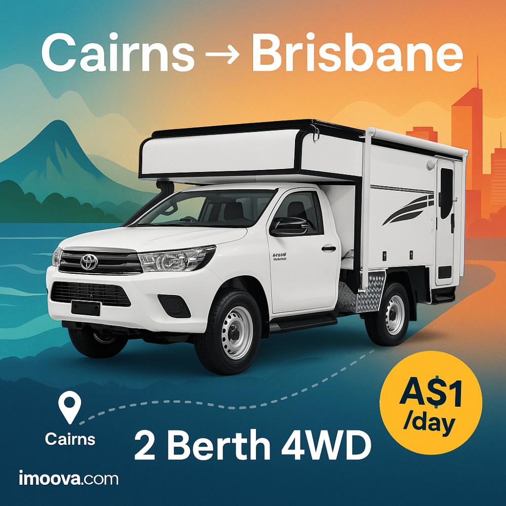 2 Berth 4WD available for relocation from Cairns to Brisbane