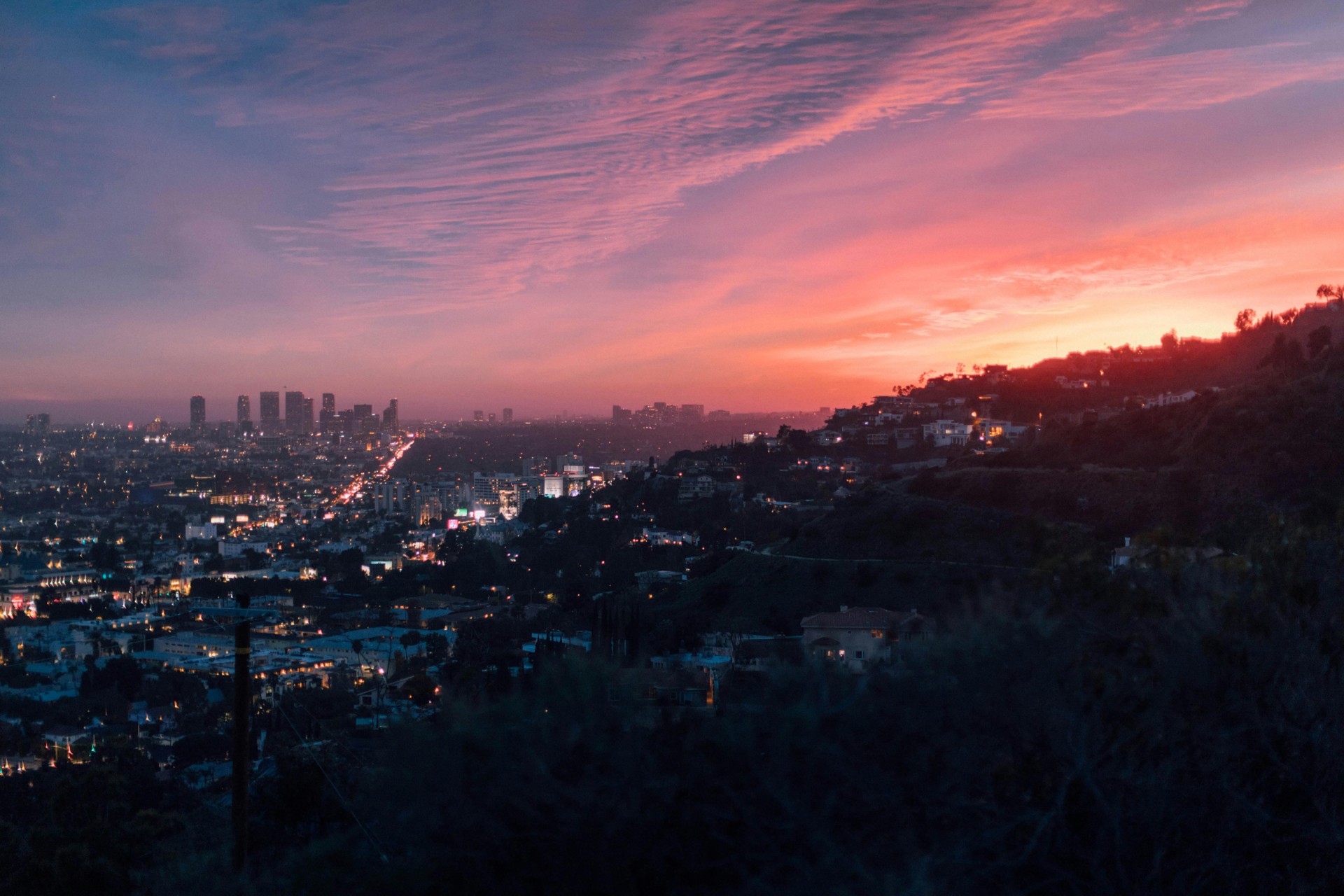 Relocation destination landscape