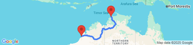 Darwin to Broome road trip scenery