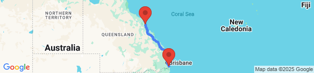 Gold Coast to Mackay road trip scenery