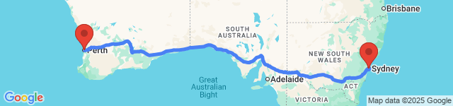 Sydney to Perth road trip scenery