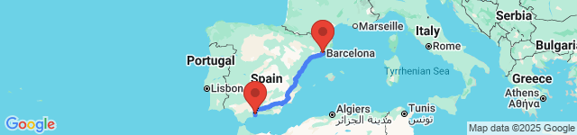 Malaga to Barcelona journey Malaga to Barcelona road trip scenery