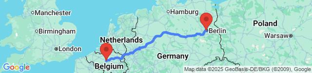 Berlin to Brussels journey Berlin to Brussels road trip scenery