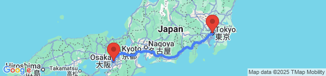 Osaka to Tokyo journey Osaka to Tokyo road trip scenery