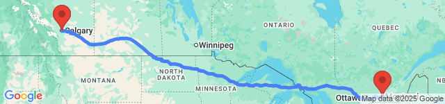 Calgary to Montreal journey Calgary to Montreal road trip scenery