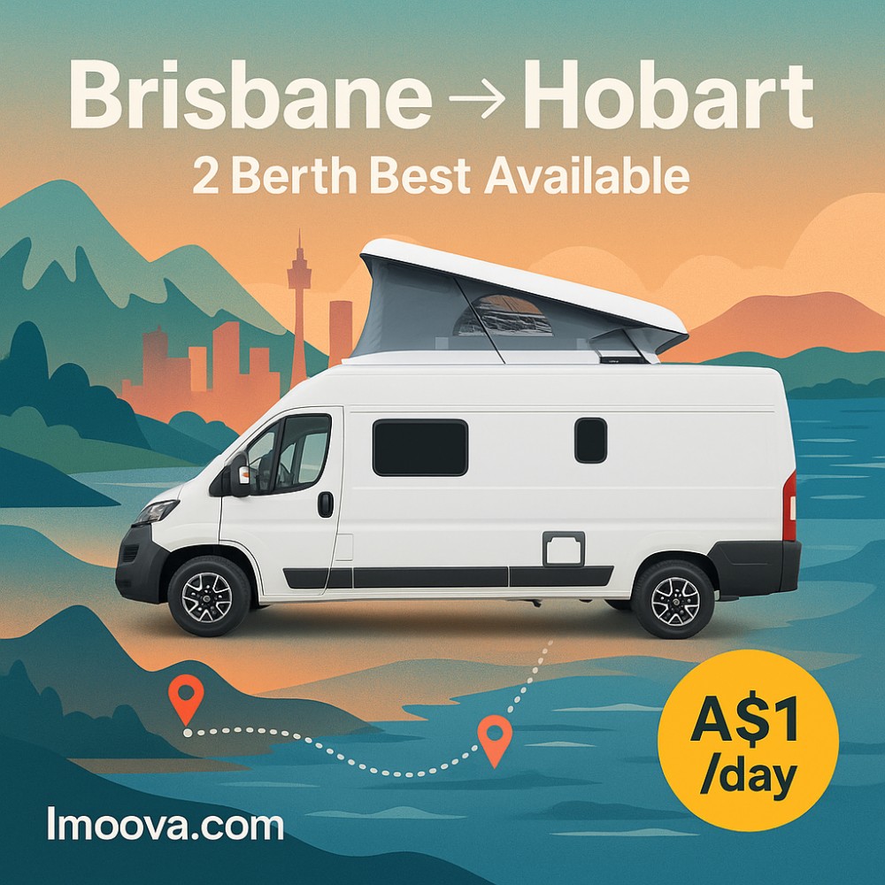 2 Berth Best Available available for relocation from Brisbane to Hobart