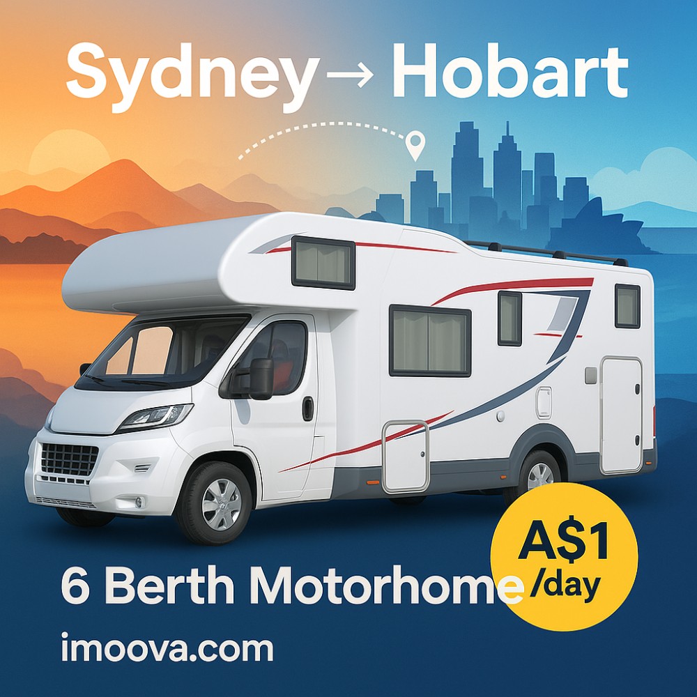 6 Berth Motorhome available for relocation from Sydney to Hobart