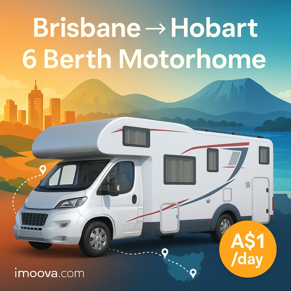 6 Berth Motorhome available for relocation from Brisbane to Hobart