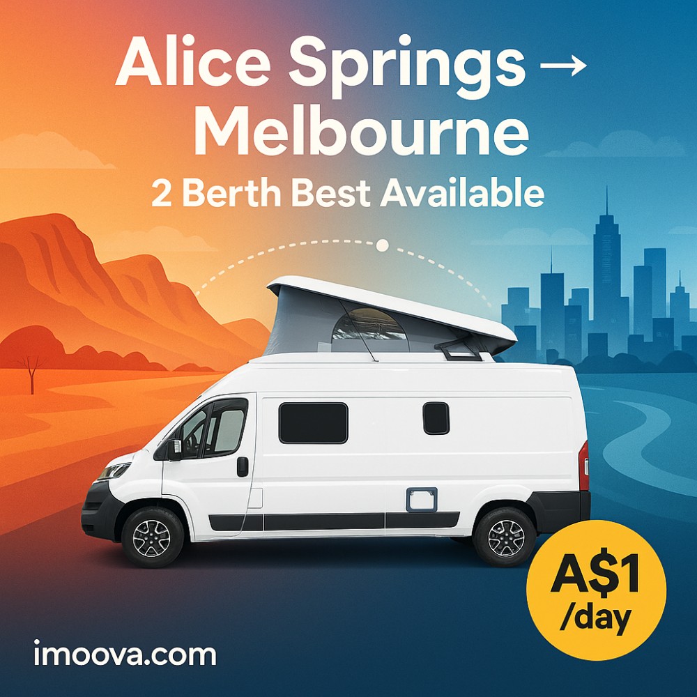 2 Berth Best Available available for relocation from Alice Springs to Melbourne
