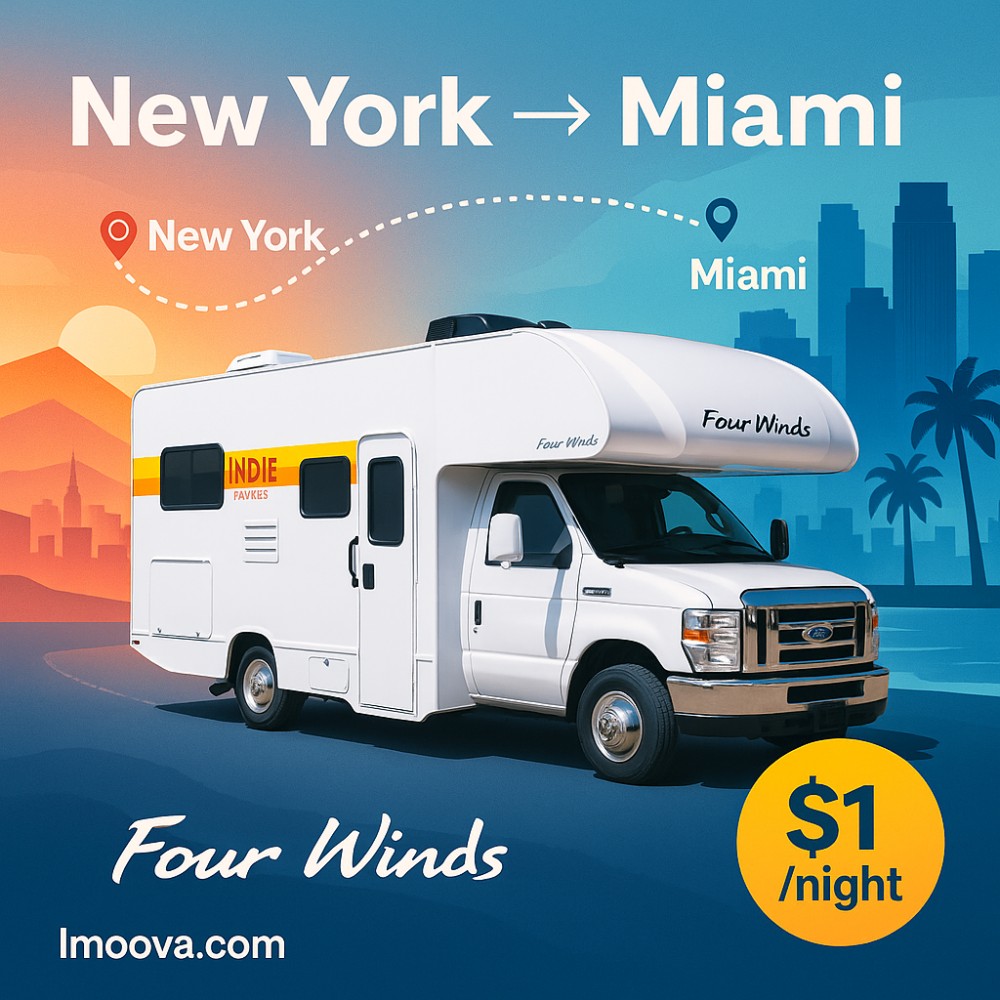 Four Winds available for relocation from New York to Miami