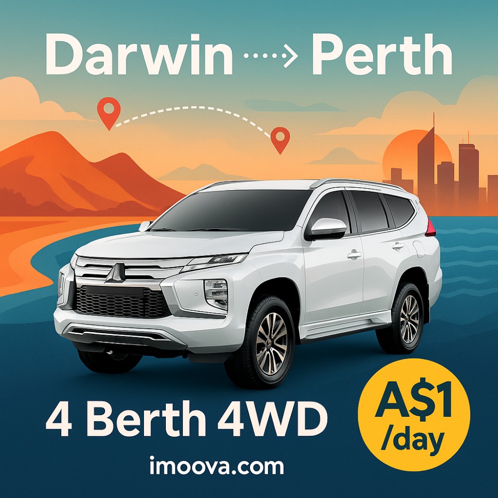 4 Berth 4WD available for relocation from Darwin to Perth