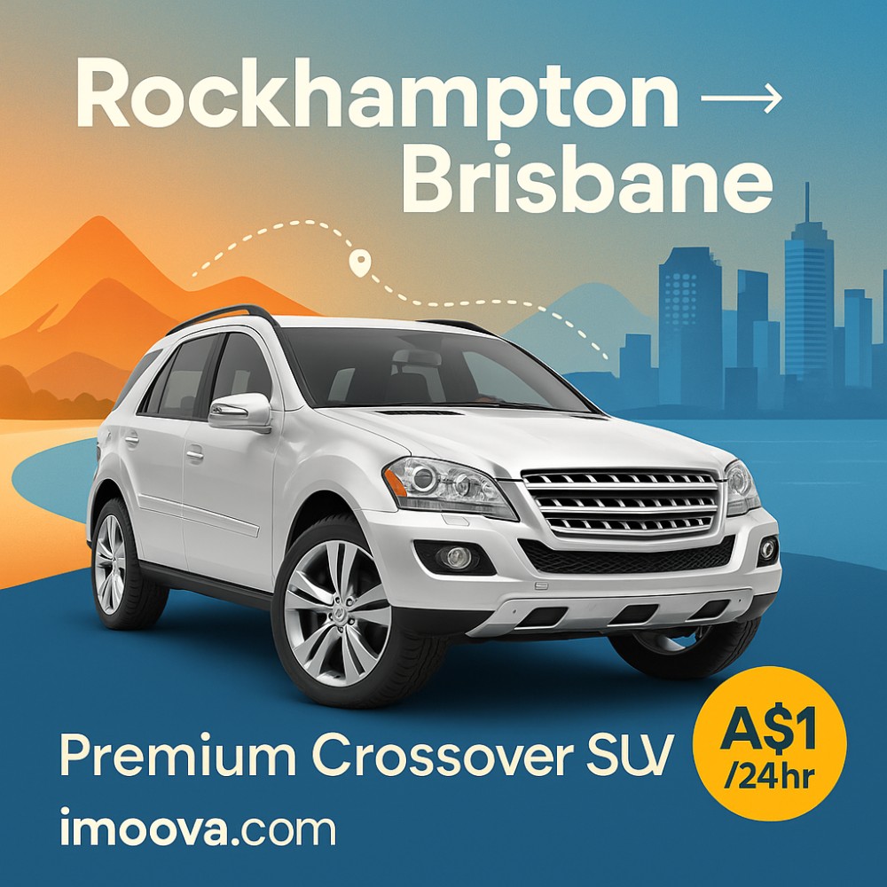 Premium Crossover SUV available for relocation from Rockhampton to Brisbane