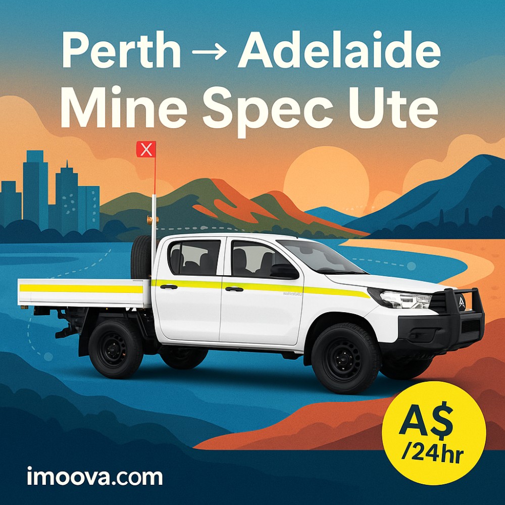 Mine Spec Ute available for relocation from Perth to Adelaide