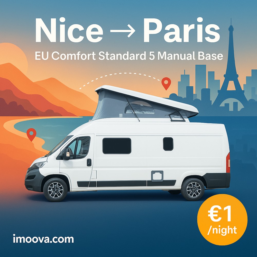 EU Comfort Standard 5 Manual Base available for relocation from Nice to Paris