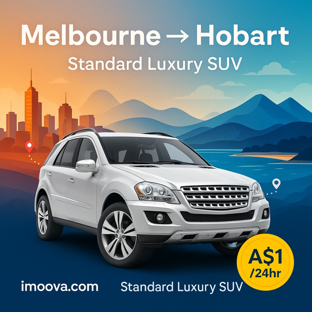 Standard Luxury SUV available for relocation from Melbourne to Hobart
