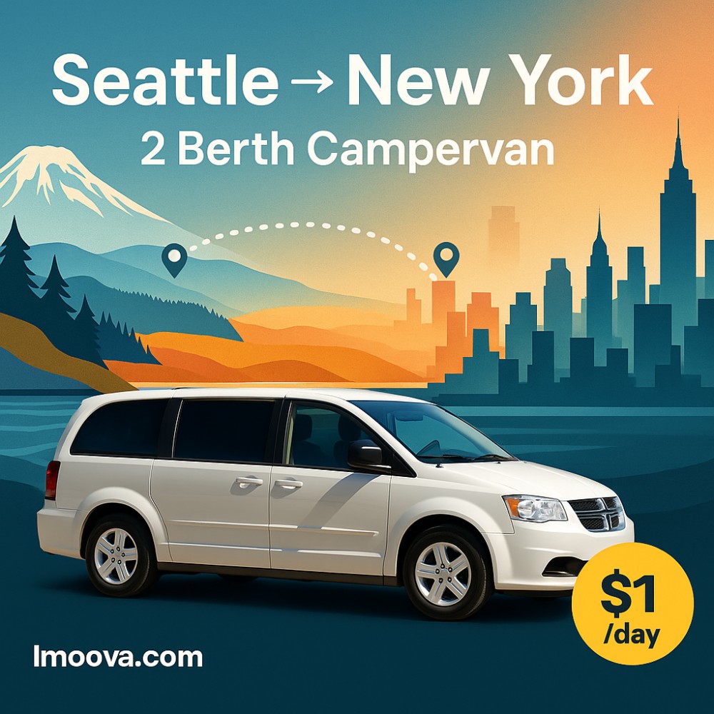 2 Berth Campervan available for relocation from Seattle to New York