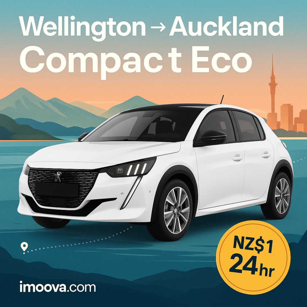 Wellington to Auckland