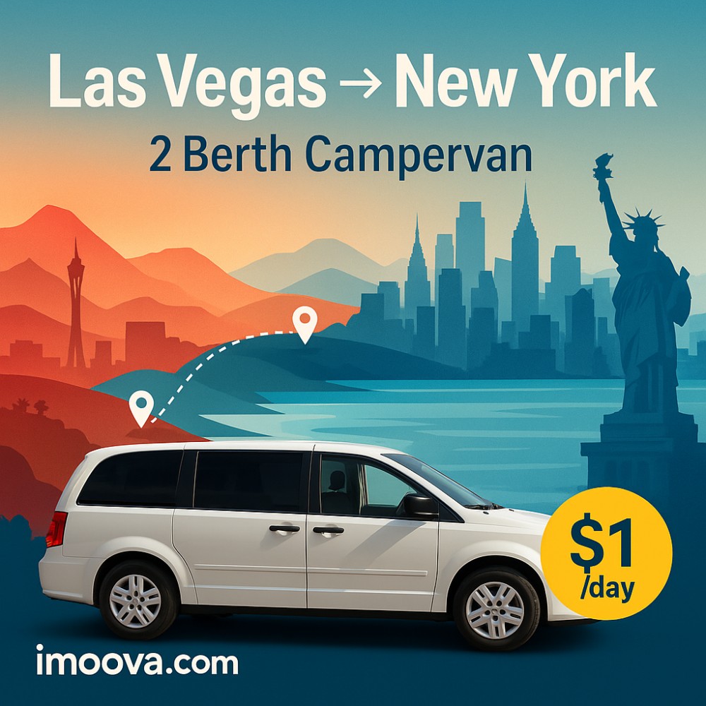 2 Berth Campervan available for relocation from Las Vegas to New York