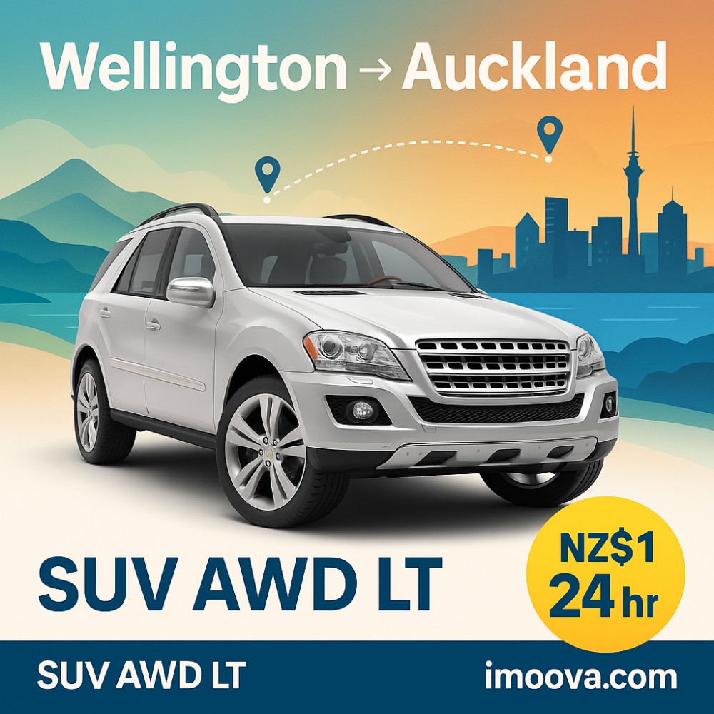 Wellington to Auckland