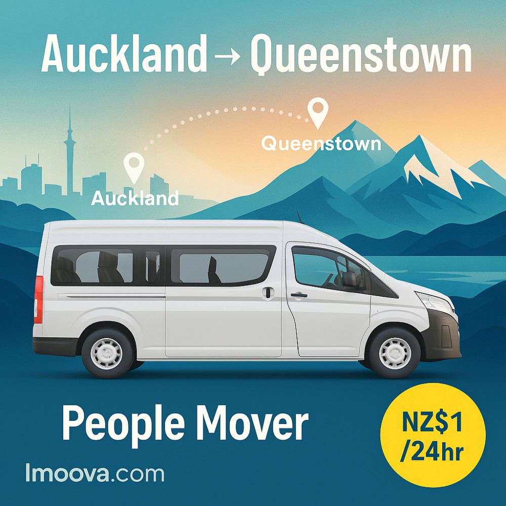 People Mover available for relocation from Auckland to Queenstown