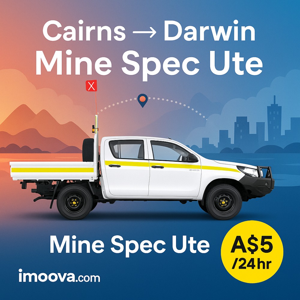Mine Spec Ute available for relocation from Cairns to Darwin