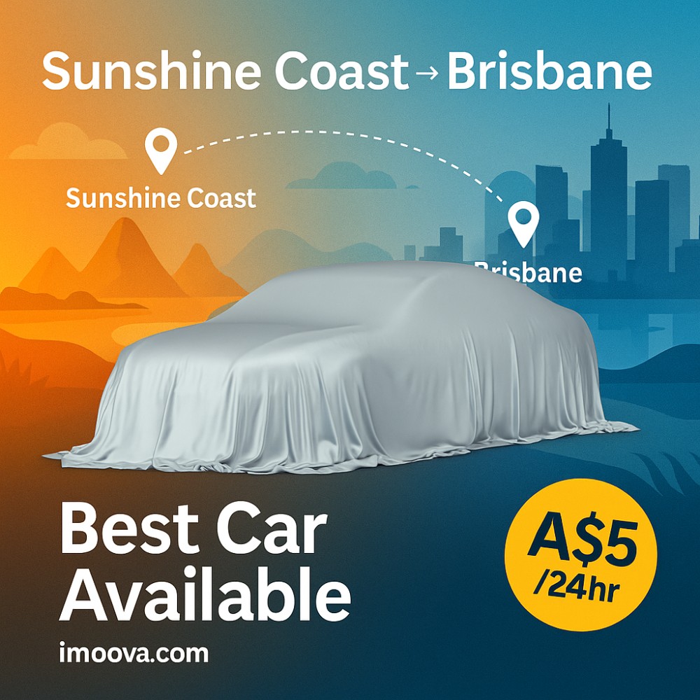 Best Car Available available for relocation from Sunshine Coast to Brisbane