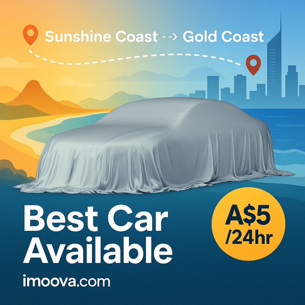 Best Car Available available for relocation from Sunshine Coast to Gold Coast