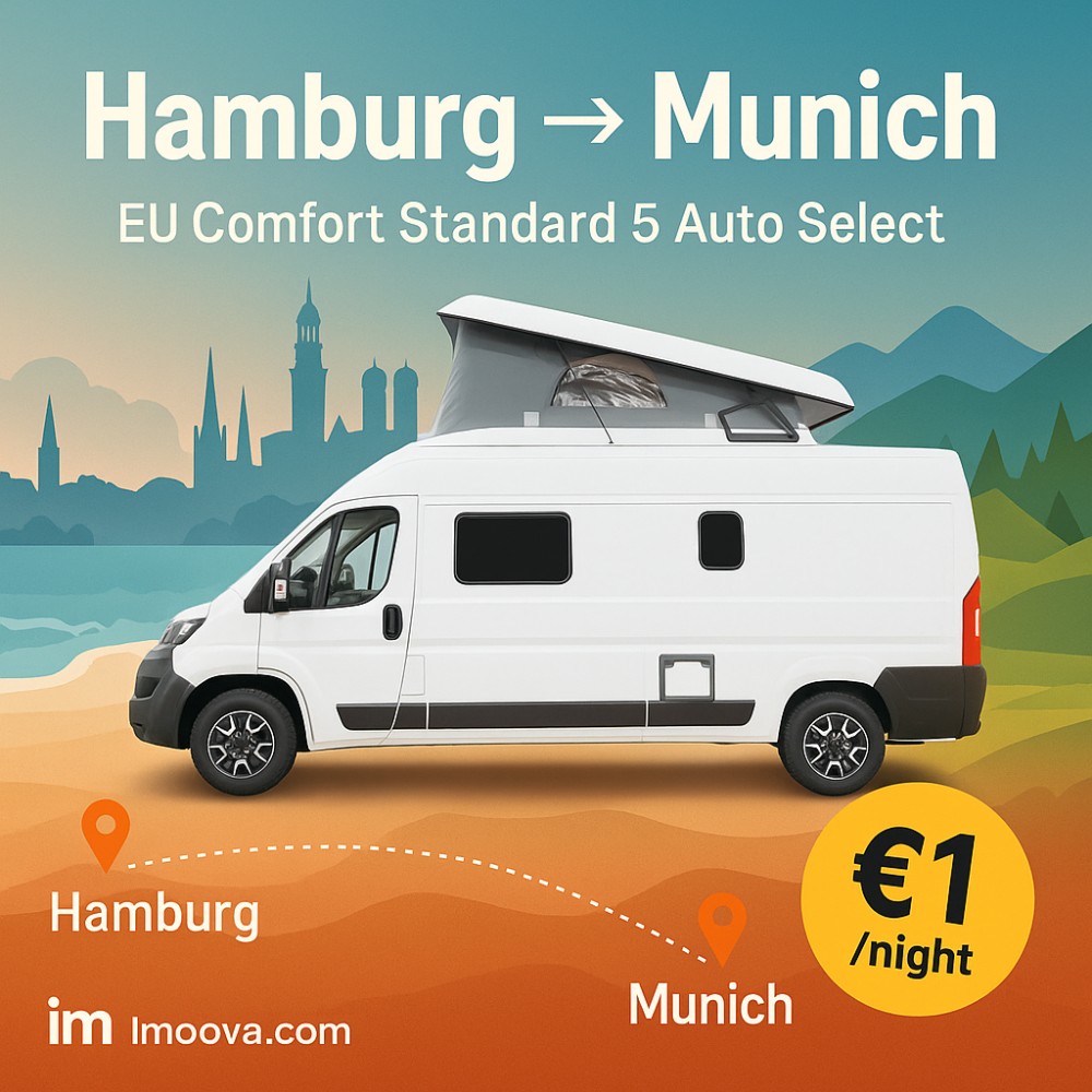 EU Comfort Standard 5 Auto Select available for relocation from Hamburg to Munich