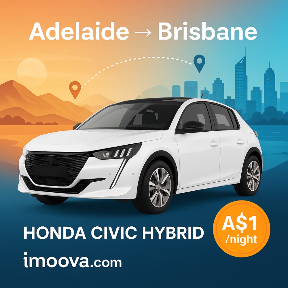 HONDA CIVIC HYBRID available for relocation from Adelaide to Brisbane