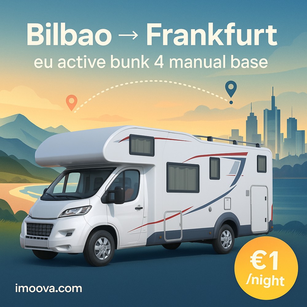 eu active bunk 4 manual base available for relocation from Bilbao to Frankfurt