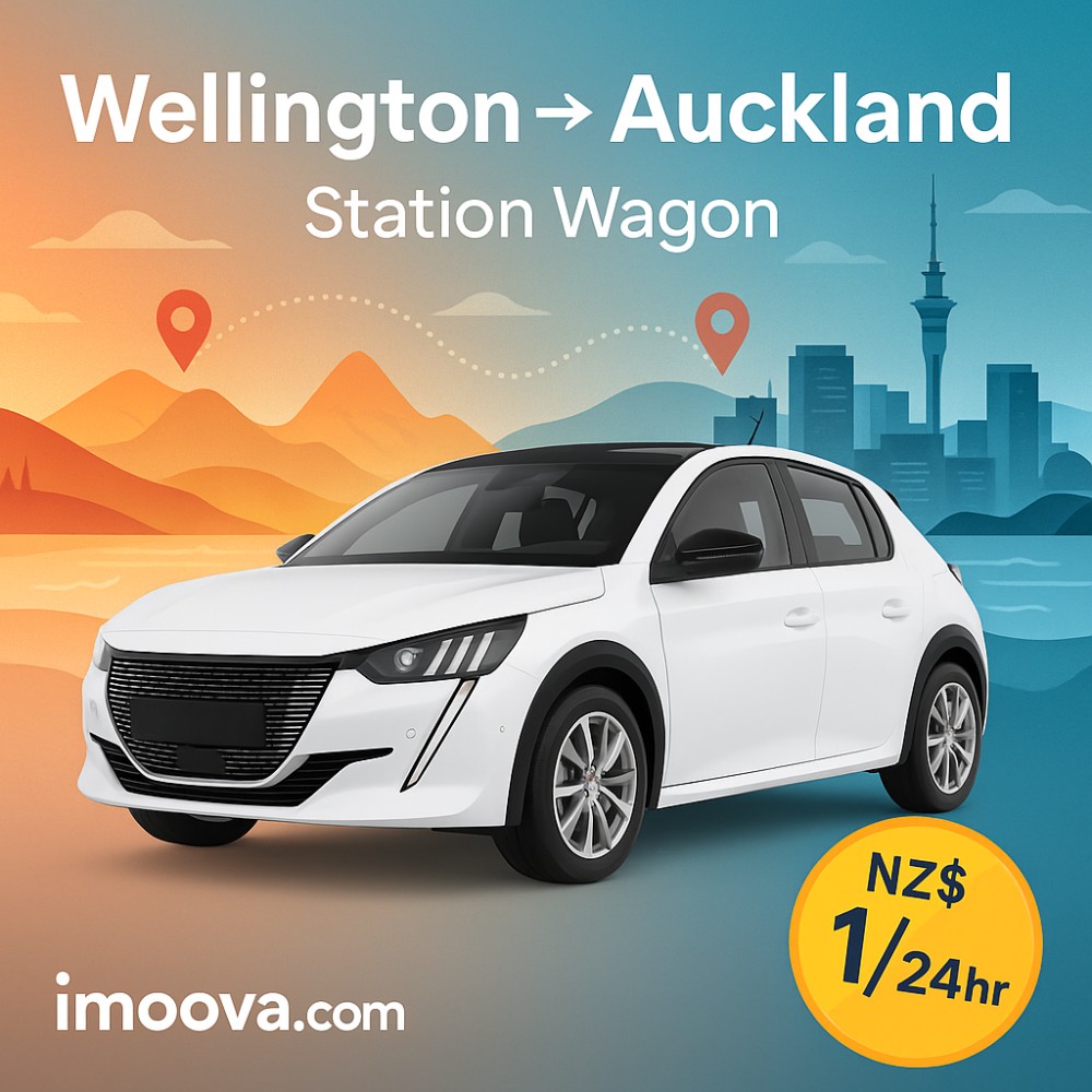 Station Wagon available for relocation from Wellington to Auckland