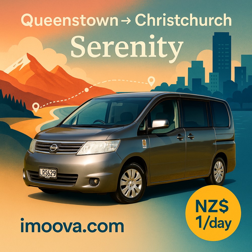 Serenity available for relocation from Queenstown to Christchurch