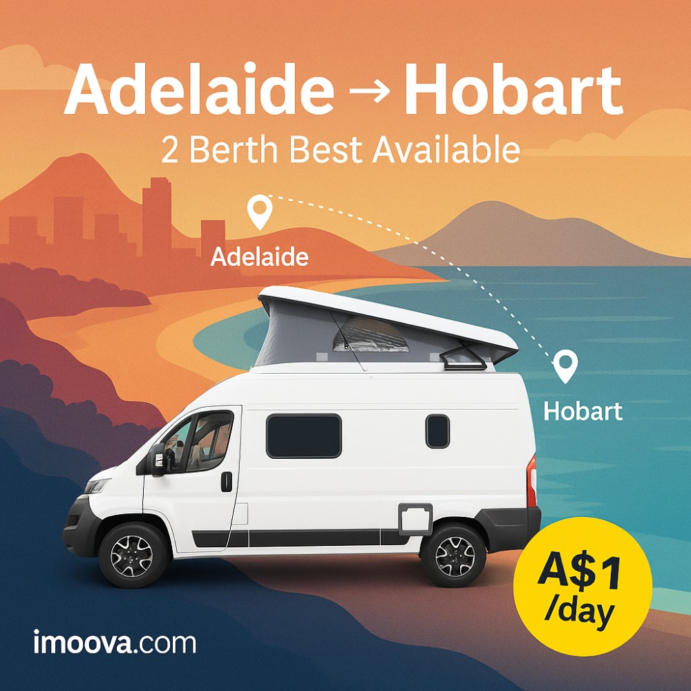 2 Berth Best Available available for relocation from Adelaide to Hobart