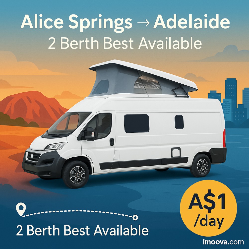 2 Berth Best Available available for relocation from Alice Springs to Adelaide
