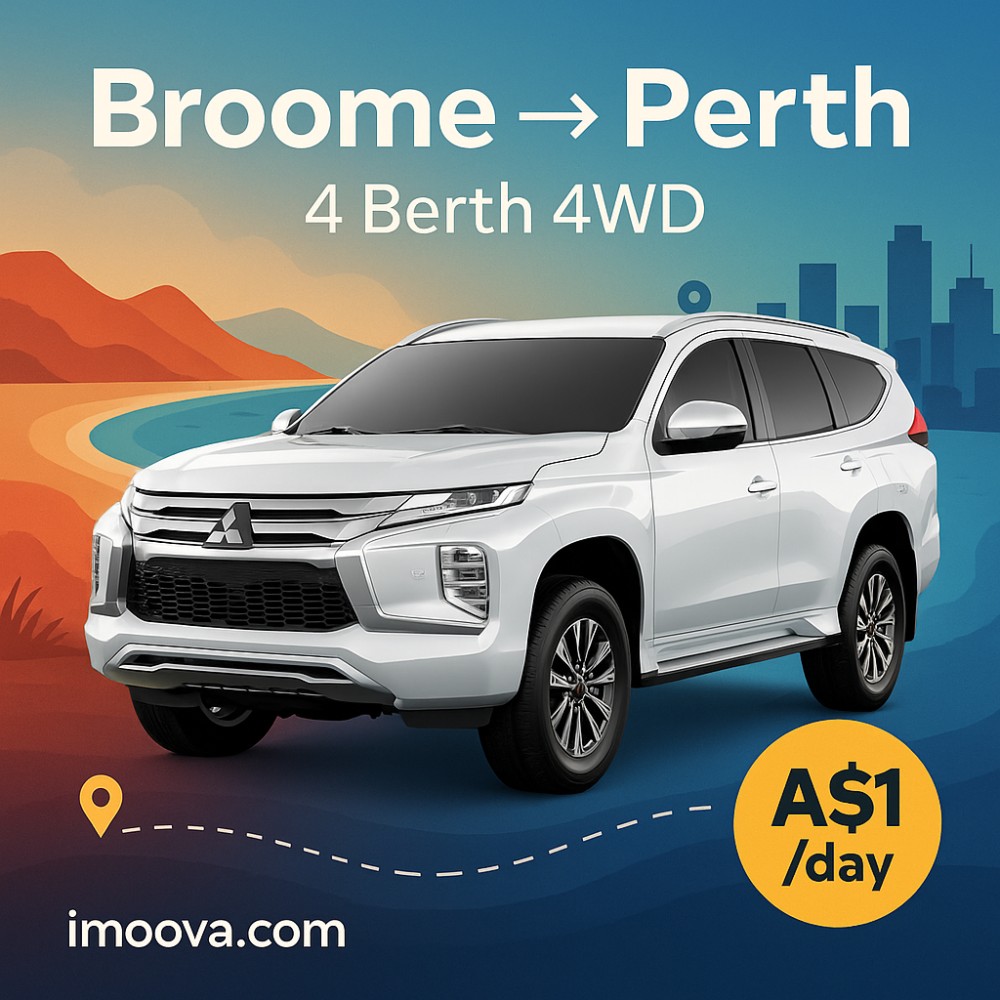 4 Berth 4WD available for relocation from Broome to Perth
