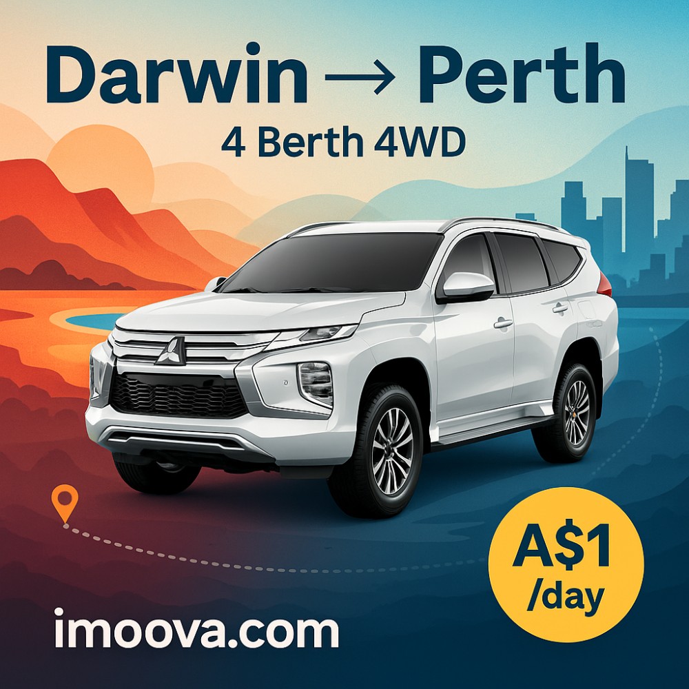 4 Berth 4WD available for relocation from Darwin to Perth