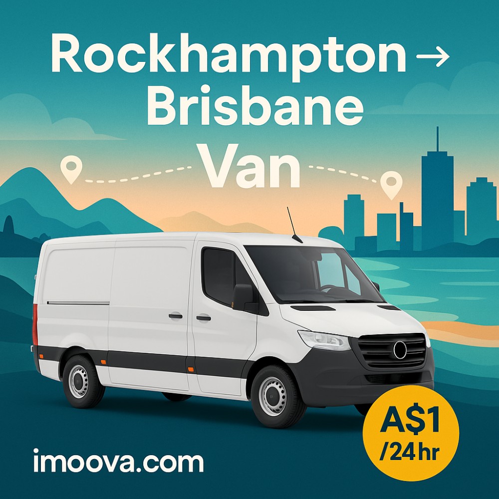Van available for relocation from Rockhampton to Brisbane